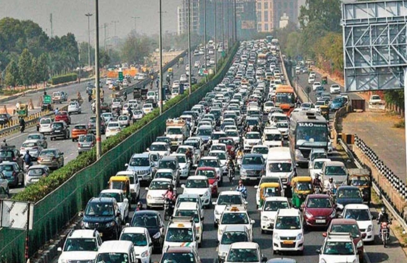 delhi alert traffic