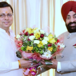 chief minister pushkar singh dhami and governor lt gen gurmeet singh