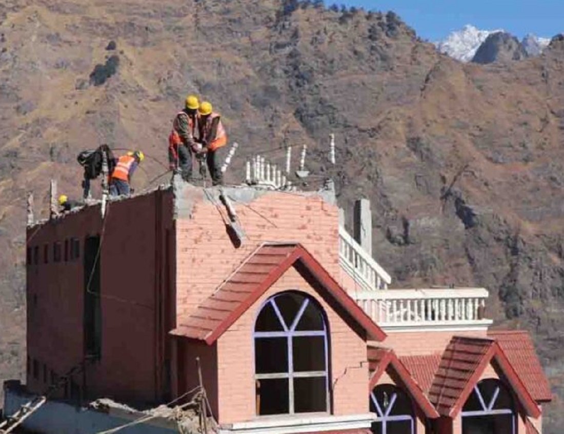 cbri installs crack meters on affected buildings in joshimath