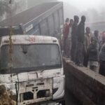 horrific road accident in rae bareli