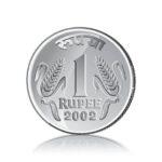 indian coin one rupees