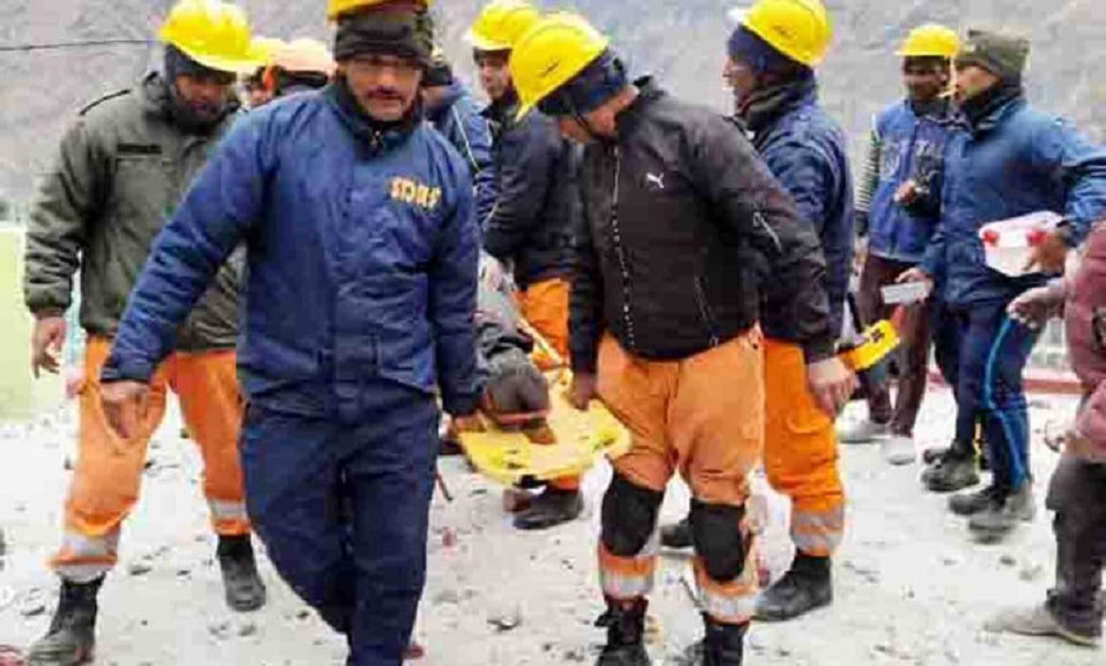 laborer injured after falling about 20 feet during work in joshimath