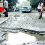 the pothole in the road took the life of the woman