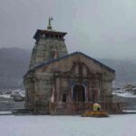 heavy snowfall in baba's dham