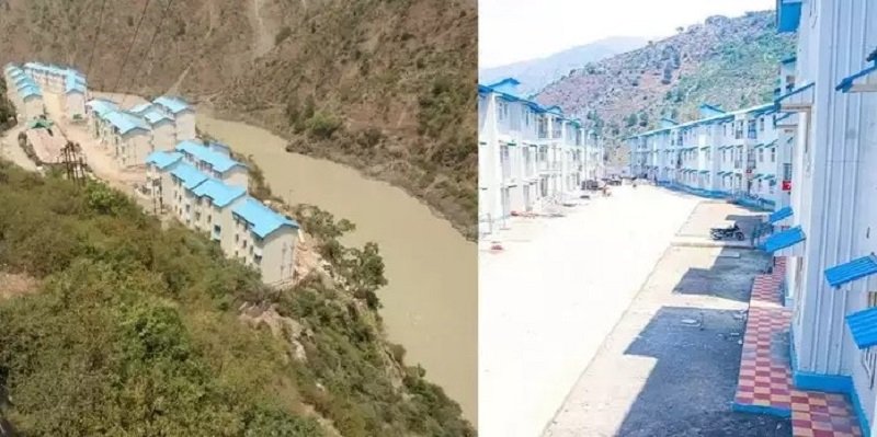 big danger due to indiscriminate construction on the crumbling