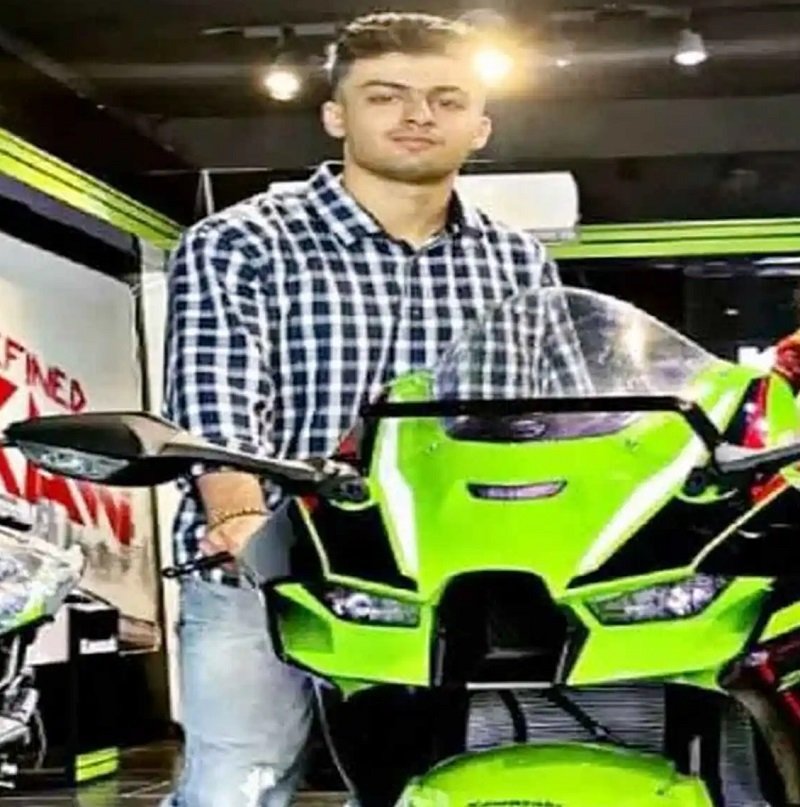 tragically after hitting bike divider