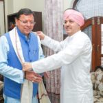 cm dhami met distinguished citizens