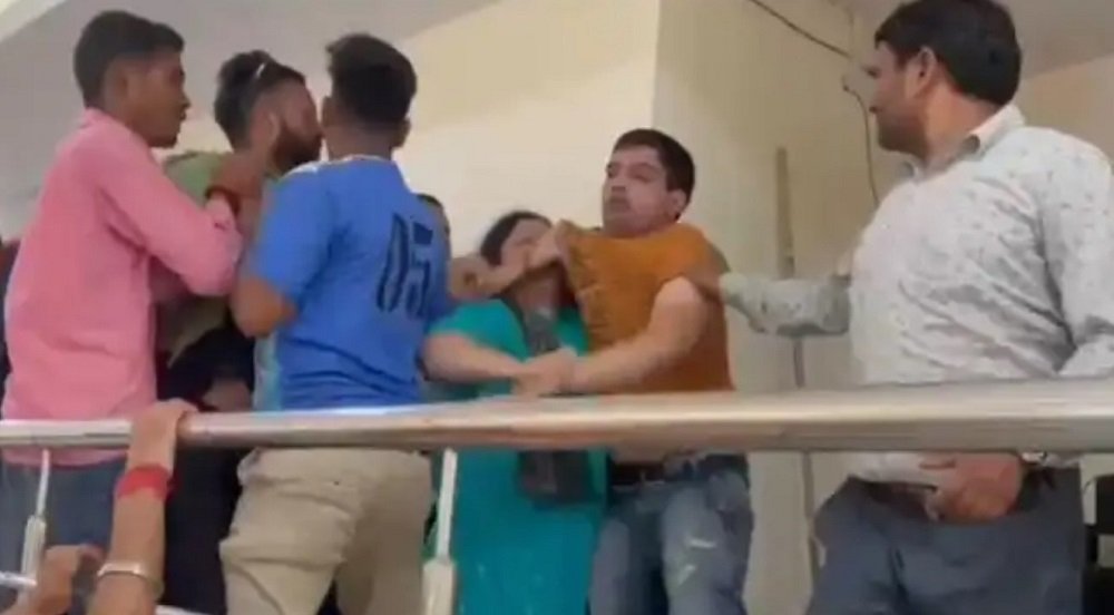 workers in mera booth