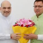 cm pushkar dhami meets home minister amit shah