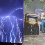 warning of lightning accompanied