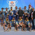 हैंडबॉल स्पर्धा में रजत पदक जीता